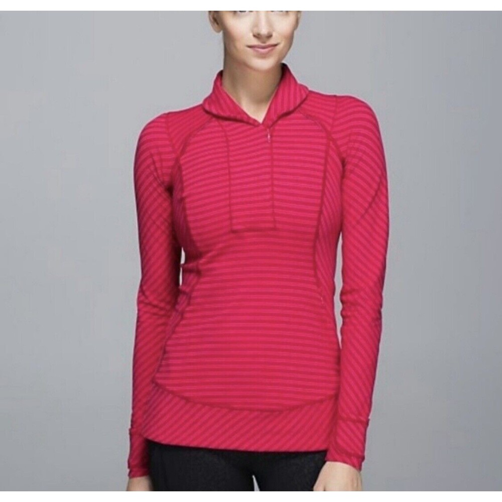 Women's Striped Pink Pullover Top